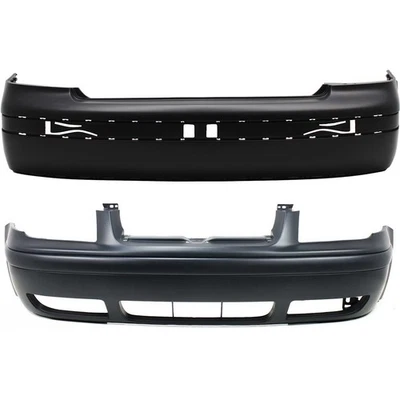 Front & Rear Bumper Cover Set For 1999-2005 Volkswagen Jetta Sedan Primed - Image 1 of 4