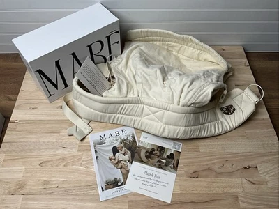 Portabebés suave Mabe The Monarch - Marfil natural - Mezcla de algodón/lino Foto 1 de 4