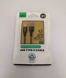 Terra Natural Eco Friendly USB Type C Cable - Picture 1 of 2