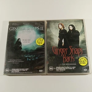 Ginger Snaps 2 Unleashed + Ginger Snaps Back DVD Ex Rental Bundle Lot R4 PAL - Picture 1 of 9