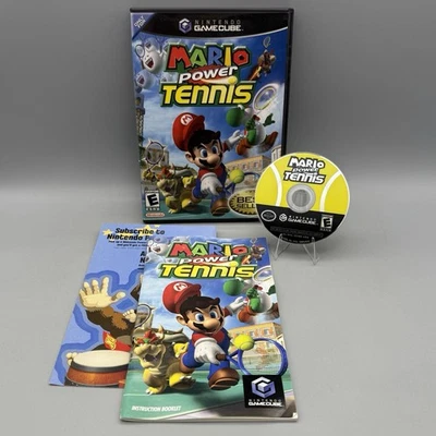 Mario Power Tennis (Nintendo GameCube) CIB COMPLETE - REFURBISHED - VERY GOOD - Image 1 of 4