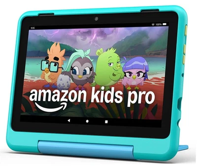 Amazon Fire HD 8 Kids Pro Tablet Hello Teal 32GB - 3GB, 8" Tablet - Image 1 of 4