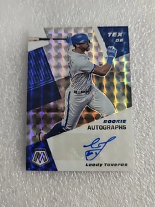 2021 Panini Mosaic Rookie Auto Mosaic Leody Taveras #RAM-LT Auto RC - Bild 1 von 3