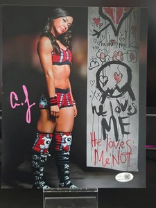A.J. Lee WWE Signed 8x10 Photo JSA Cert. - Picture 1 of 2