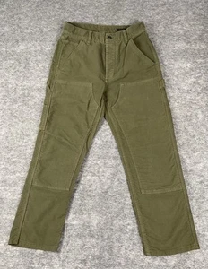 rag & bone Carpenter Moleskin Pants Mens 29 Green Double Knee Utility - Picture 1 of 12
