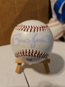 Brian Jordan 3 Signed Baseball St. Louis Cardinals  - Picture 1 of 6