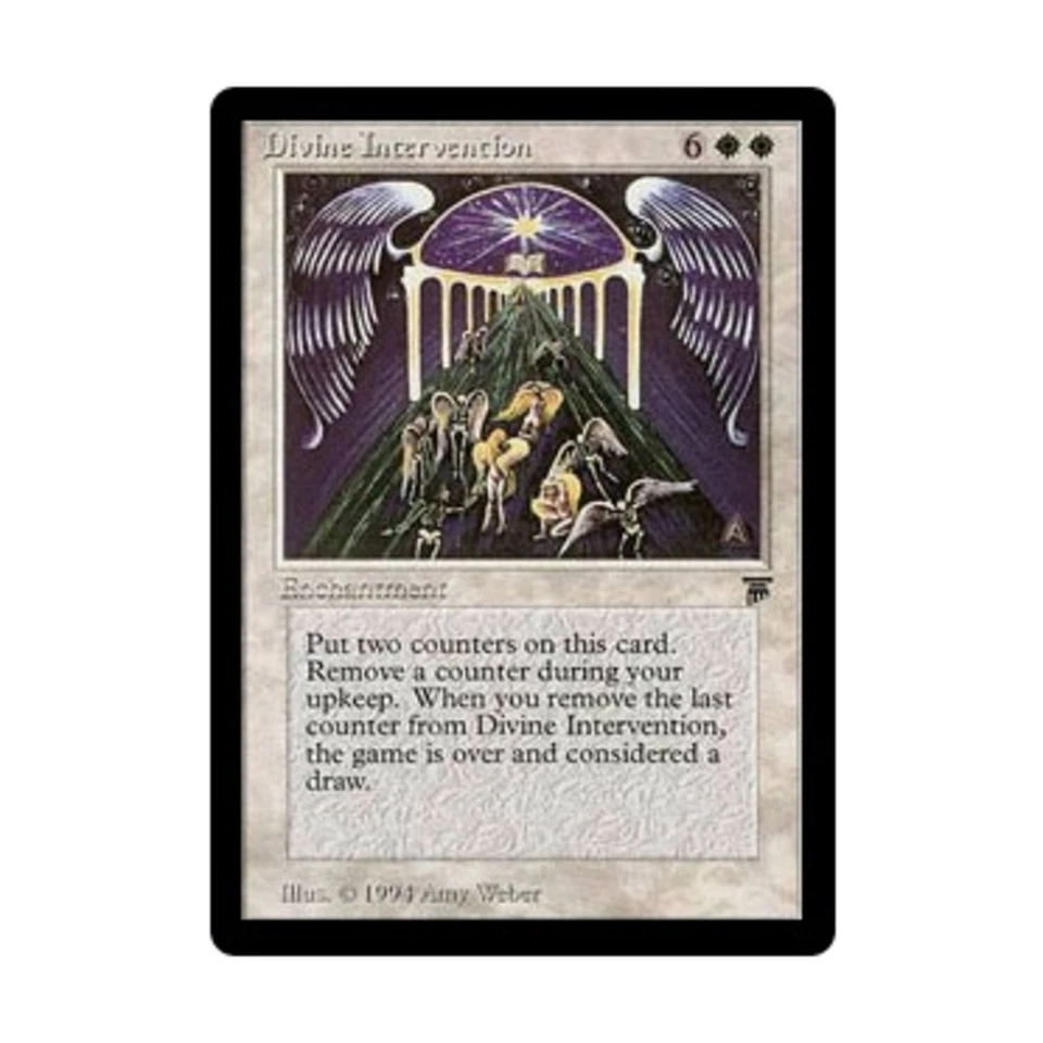 WOTC MtG Legends Divine Intervention (R) VG - Image 1 of 1