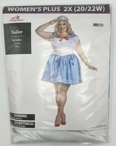 Abito Marinaio Con Cappello Costume Halloween Donna 2x (22/24w) Cosplay Sexy Forplay  - Foto 1 di 4