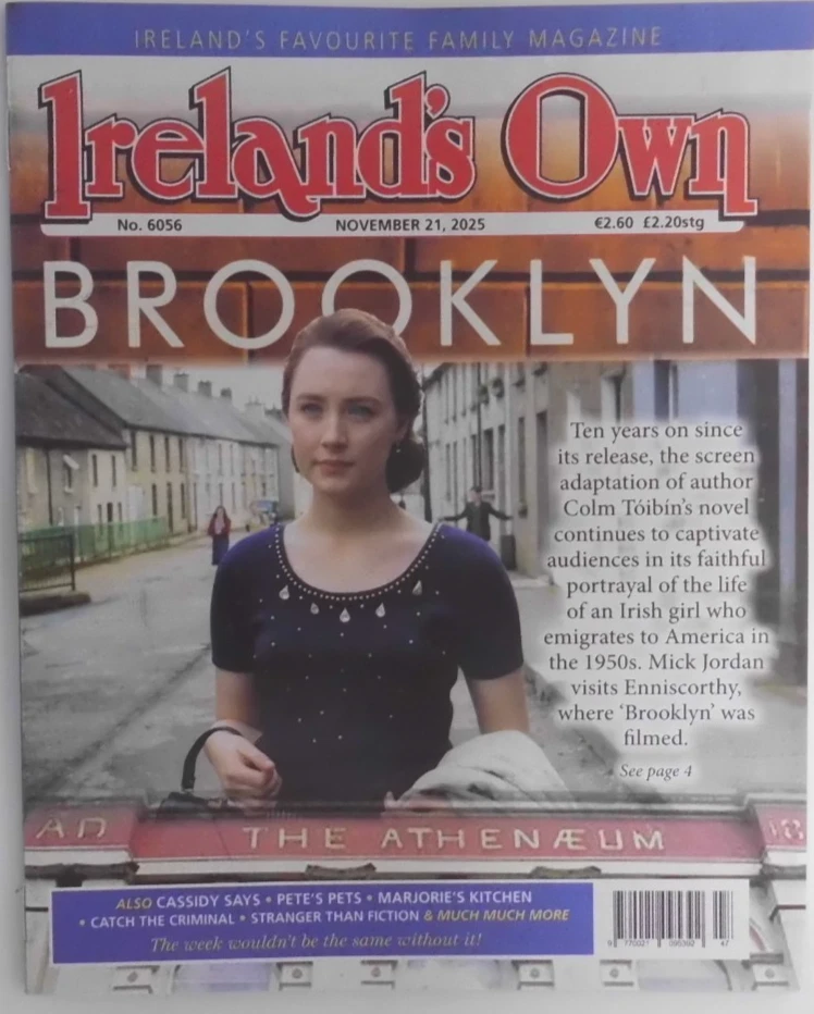 Ireland's Own magazine 21st Nov 25 Brooklyn: Screen adaptation of Toibin's novel - Image 1 of 1