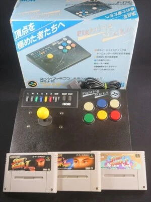 Super famicom HORI fighting stick Nintendo SFC joy controller Japan game street - Image 1 of 4