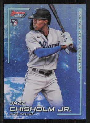 2021 Bowman's Best Rookie Craftsmanship #RC12 Jazz Chisholm Jr. - Image 1 of 2