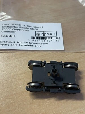 Märklin 39706 H0 E343467Drehgestell, mit Achsen für Steuerwagen u. Wagen - Bild 1 von 3