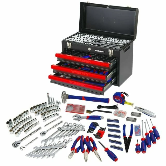 Workpro W009044A 408 Piece Mechanics Tool Set