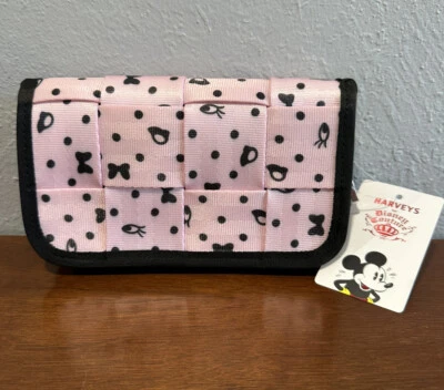 Disney Couture Harveys Blushing Minnie Mouse Completo Clásico Billetera Cinturón de Seguridad Foto 1 de 4