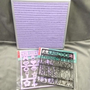 Target Bullseye 8" x 8" Felt Letter Board, Letter Packs + loose Letters, Icons - Picture 1 of 5