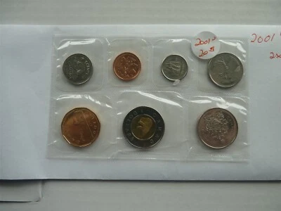 ORIGINAL 2001 CANADA SCEALE PL SET  ROYAL CANADA MINT - Image 1 of 2