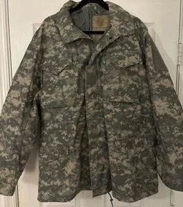 US ARMY M65 COAT FIELD JACKET COLD WEATHER UNIVERSAL PATTERN DIGITAL MEDIUM LONG - Picture 1 of 4
