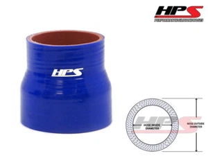 HPS 1 1/8" - 1 7/8" 28mm - 48mm 4-Ply Silicone Intercooler Reducer Hose BLUE - Bild 1 von 1