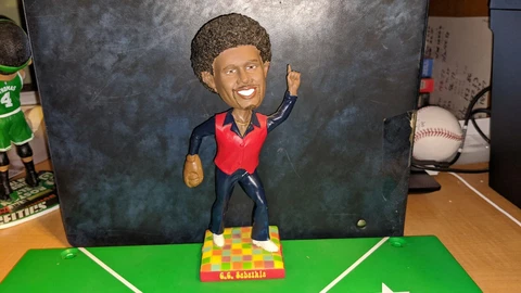 C.C. Sabathia Indians & Yankees Disco Bobblehead Doll No Box Cover