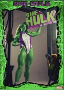 [DIGITAL CARD] Topps Marvel - #7 - She-Hulk Variants 21 S1 - Green - Picture 1 of 1