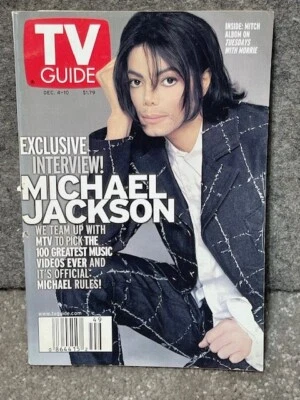 TV Guide Dec 4-10 1999 Michael Jackson Greatest Music Videos - Image 1 of 2