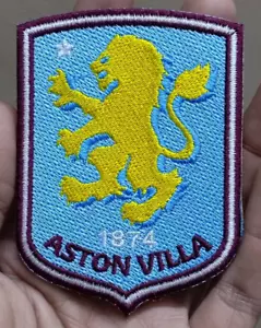 Aston Villa Football Club Logo Bügelbild - Aufnäher Patch - gestickter Aufnäher - Bild 1 von 6