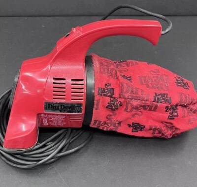 Royal Dirt Devil Model 08100 Vacuum Hand Vac 20' Cord Red Tested & Working! - Image 1 of 4
