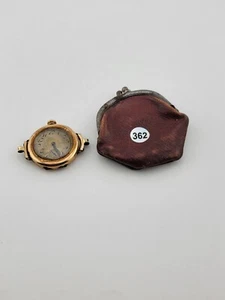 1924 Elgin 15j Open Face Pocket/ Pendant Watch Gold Filled Case. Works. Read.  - Picture 1 of 10