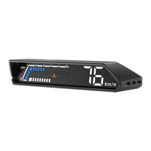 HUD Car Head Up Display Oil PressureTemperature Monitor Tachometer Dual Screen - Picture 1 of 19