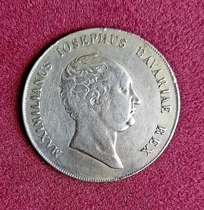 Bavarian Thaler 1814 Maximilian King of Bavaria silver Germany - Bild 1 von 3