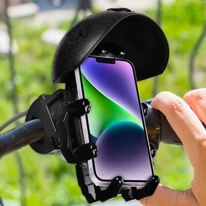 360 Rotation Motorcycle Bicycle Bike Handlebar Cell Phone Mount Holder - Picture 1 of 12