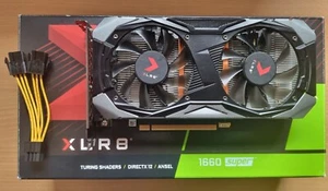 PNY GeForce GTX 1660 Super XLR8 6GB GDDR6 mit OVP & Stromadapter – HDMI/DP/DVI - Bild 1 von 4