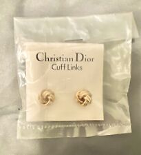 Christian Dior Cuff Links BRAND NEW  VINTAGE!! 3/8” Diameter