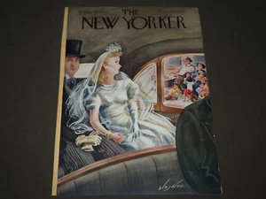 1942 JUNE 20 NEW YORKER MAGAZINE FRONT COVER ONLY - GREAT ILLUSTRATED ART - Picture 1 of 1