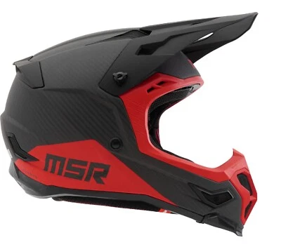 MSR™ Carbon Hex Helmet w/MIPS "Medium" Matte Black/Red - Image 1 of 4