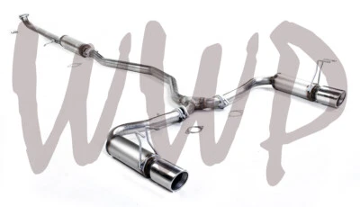 Sistema de silenciador de escape de doble rendimiento 16-21 Honda Civic 1,5 L cupé LX/EX/Sport Foto 1 de 3