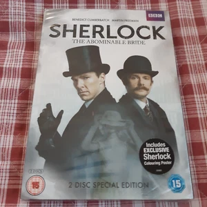 "SHERLOCK The Abominable Bride "(2016) 2 DVD BOX SET BBC BBCDVD4073 sigillato - Foto 1 di 3