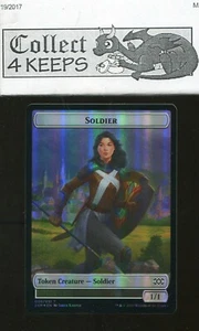 Soldier / Servo Foil Double-Sided Token Kaldheim Near Mint - Bild 1 von 2