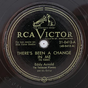 Eddy Arnold - There's Been A Change In/Tie Me To Your 1950 78rpm Record 21-0412 - Picture 1 of 17