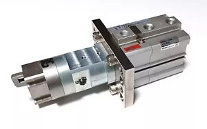 SMC CLKQ50-15AA-DCI3555I Pneumatic Pin Clamp Gripper Cylinder #5/5 - Picture 1 of 4