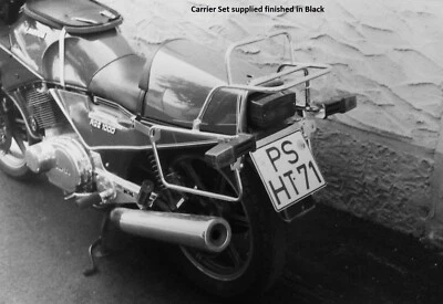 Laverda 1000 RGS 1983 Pannier Frames & Rear Rack Combined - Black HEPCO & BECKER Foto 1 de 4