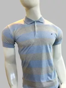 Camiseta polo para hombre manga corta camiseta algodón cuello redondo camisa cuello verano top - Imagen 1 de 2