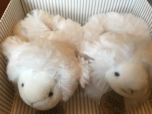 Botines DouDou Peluche Cordero Recién Nacido Pascua Campagnie París - Imagen 1 de 4