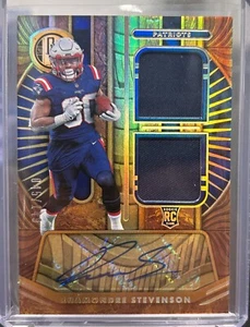 2021 panini gold standard Rookie Patch Auto Rhamondre Stevenson /149 - Picture 1 of 2