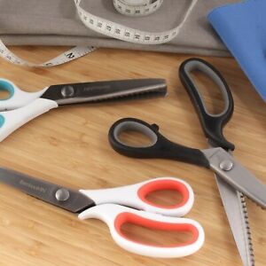 Professional 9" Serrated Stainless Steel Pinking Shears