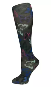 Prestige Medical 15-20mmHG Grey Butterfly Soft Comfort Compression Socks Nurse - Picture 1 of 2