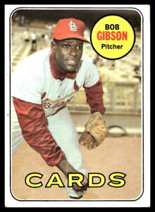 1969 Topps #200 Bob Gibson HOF St. Louis Cardinals EX-EXMINT NO RESERVE!