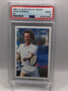 1987 A Question of Sport John McEnroe PSA 9 (Top Pop, Pop 8)