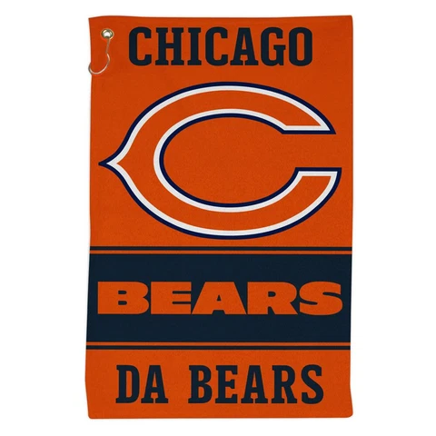 Brand New NFL Chicago Bears  16 X 25 Tailgate  Gym Golf &  Work Out  Sport Towel Cover