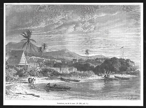 1882 -- MADAGASKAR . TAMATAVE VU DE LA MER. 4B660 - Bild 1 von 1